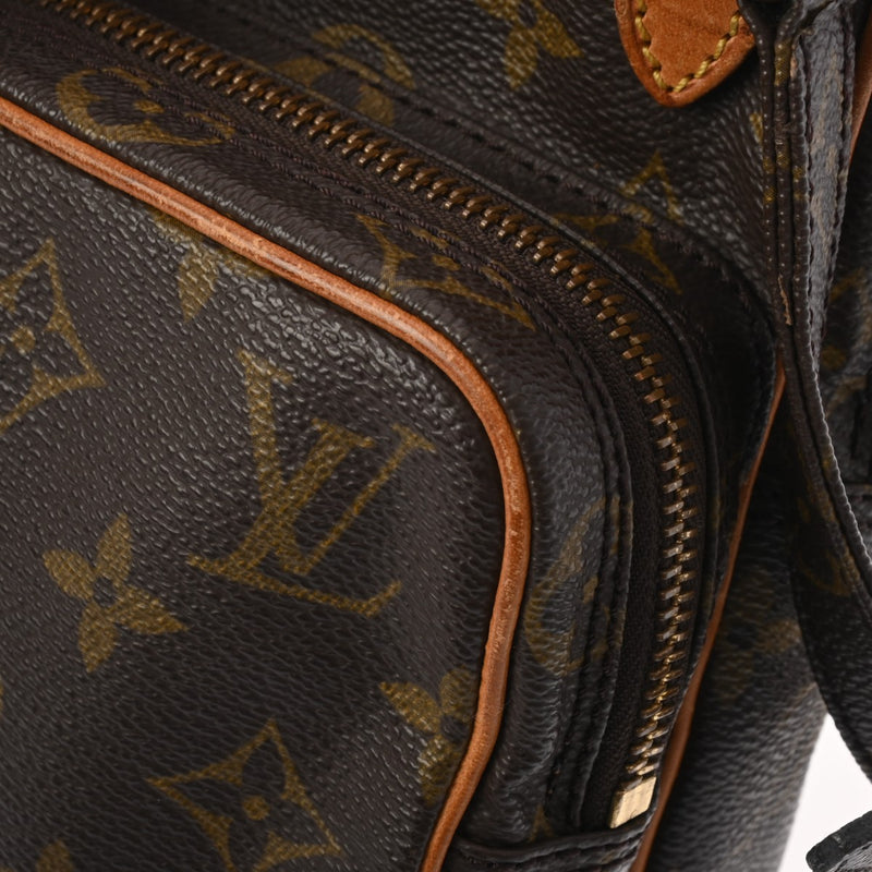 LOUIS VUITTON ルイヴィトン モノグラム ミニアマゾン ブラウン M45238 ユニセックス モノグラムキャンバス ショルダーバッグ Bランク 中古 銀蔵