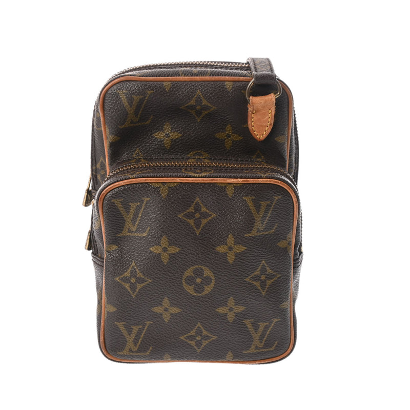 LOUIS VUITTON ルイヴィトン モノグラム ミニアマゾン ブラウン M45238 ユニセックス モノグラムキャンバス ショルダーバッグ Bランク 中古 銀蔵