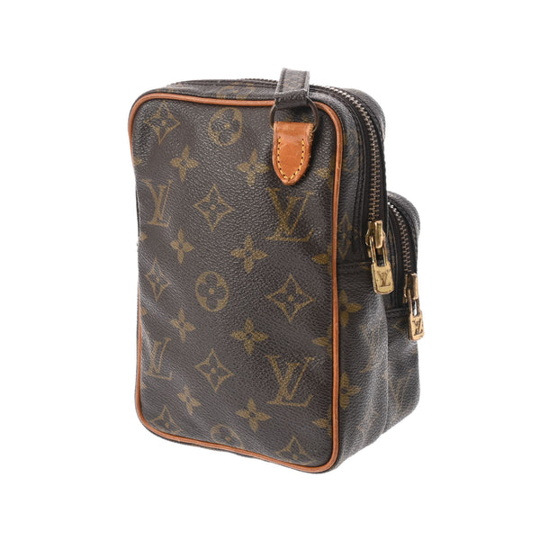 LOUIS VUITTON ルイヴィトン モノグラム ミニアマゾン ブラウン M45238 ユニセックス モノグラムキャンバス ショルダーバッグ Bランク 中古 銀蔵