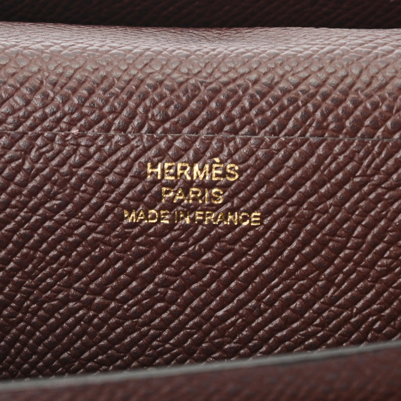 HERMES エルメス ベアン スフレ  ルージュセリエ Z刻印(2021年頃) ユニセックス ヴォーエプソン 長財布 ABランク 中古 銀蔵