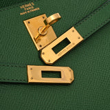 HERMES エルメス ミニ グリーン ○V刻印(1992年頃) レディース クシュベル 2WAYバッグ ABランク 中古 銀蔵