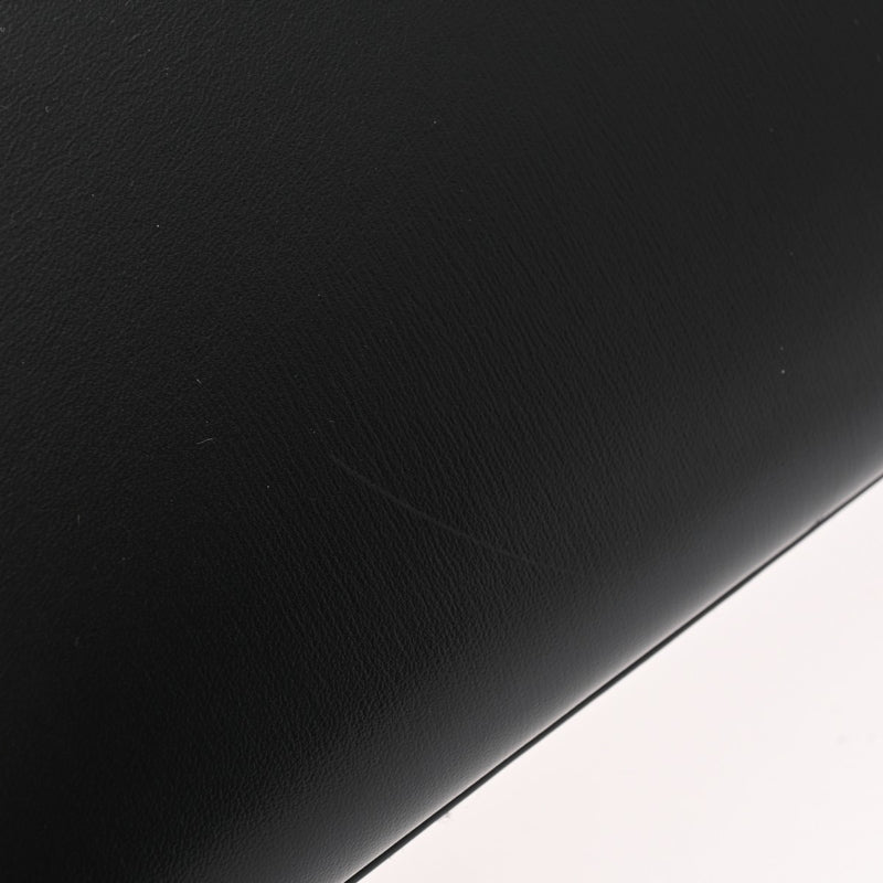 HERMES エルメス ミニケリー 外縫い ブラック ○Z刻印(1996年頃) レディース ボックスカーフ 2WAYバッグ Aランク 中古 銀蔵