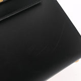 HERMES エルメス ミニケリー 外縫い ブラック ○Z刻印(1996年頃) レディース ボックスカーフ 2WAYバッグ Aランク 中古 銀蔵