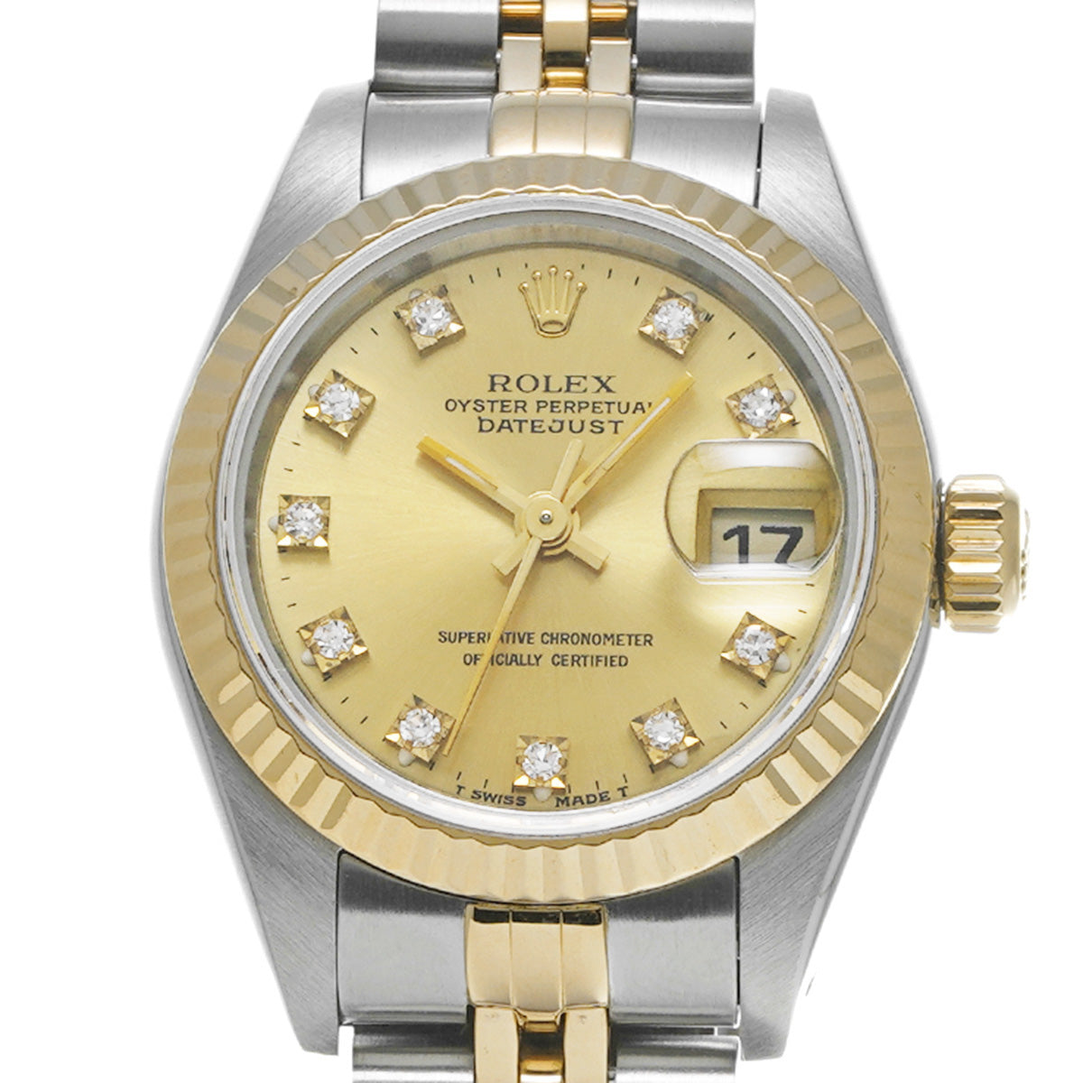 ロレックスデイトジャスト レディース 腕時計 69173G ROLEX 中古