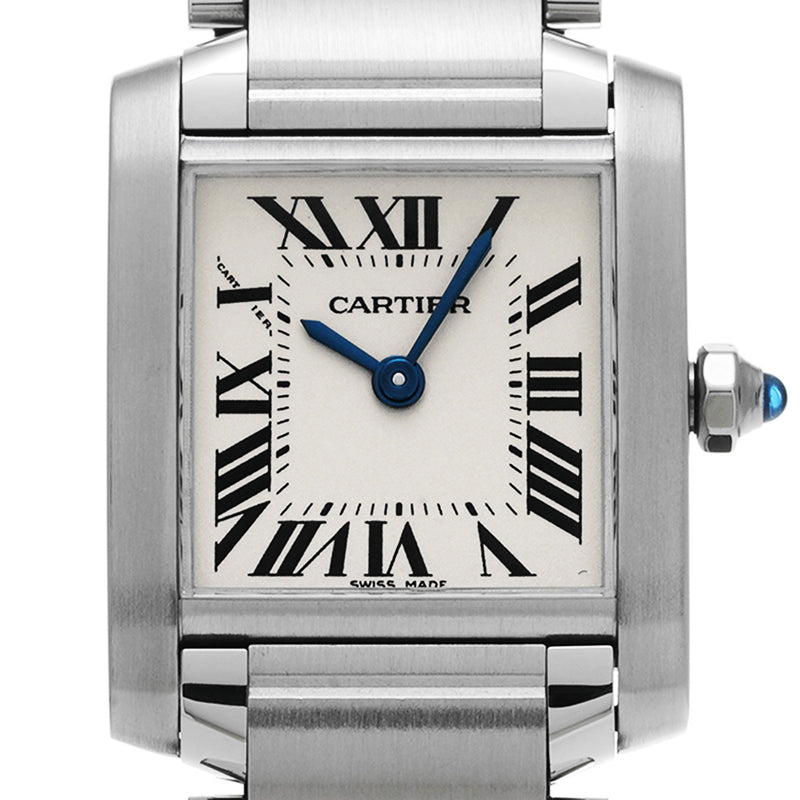 CARTIER カルティエ タンクフランセーズ SM W51008Q3 レディース 腕時計 クォーツ Aランク 中古 銀蔵