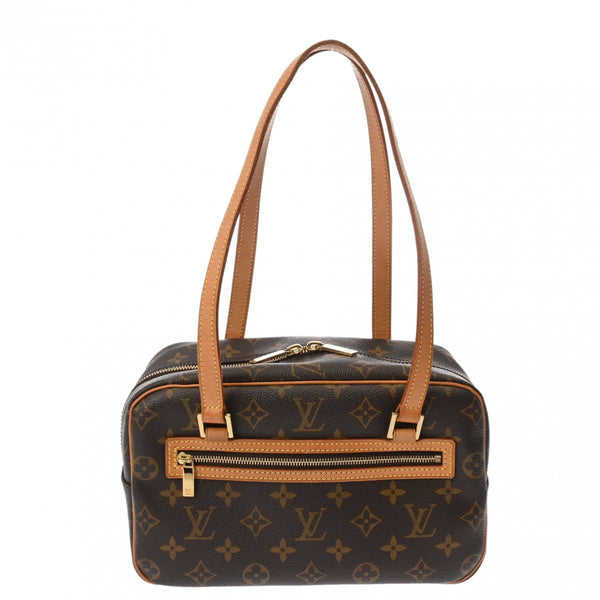 LOUIS VUITTON ルイヴィトン モノグラム シテ MM ブラウン M51182 レディース モノグラムキャンバス ハンドバッグ Bランク 中古 銀蔵