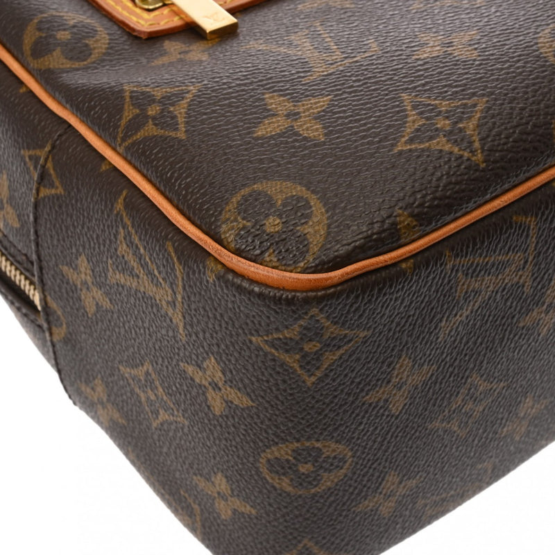 LOUIS VUITTON ルイヴィトン モノグラム シテ MM ブラウン M51182 レディース モノグラムキャンバス ハンドバッグ Bランク 中古 銀蔵