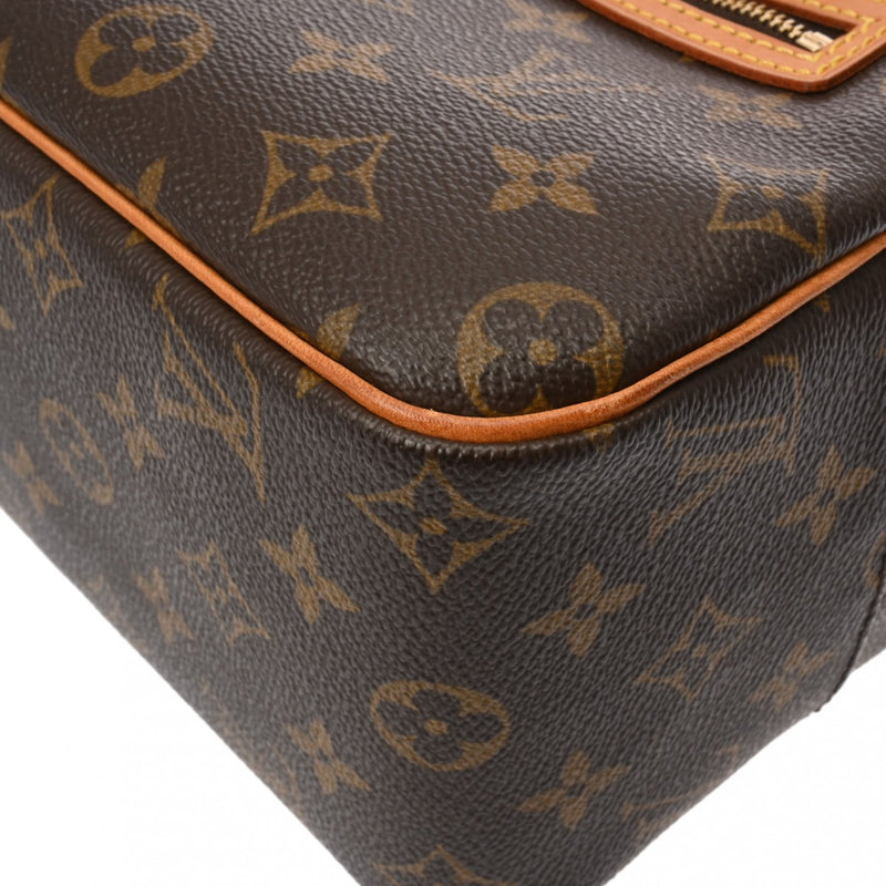 LOUIS VUITTON ルイヴィトン モノグラム シテ MM ブラウン M51182 レディース モノグラムキャンバス ハンドバッグ Bランク 中古 銀蔵