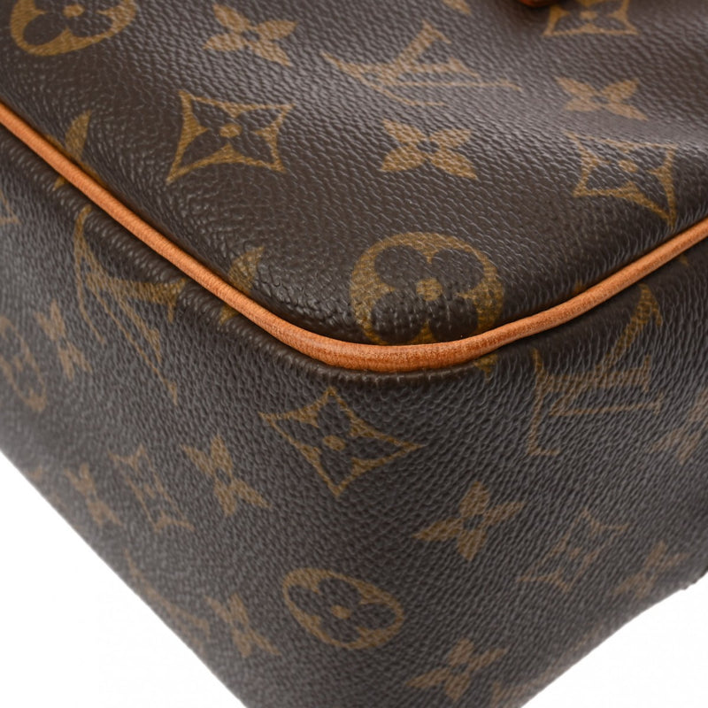 LOUIS VUITTON ルイヴィトン モノグラム シテ MM ブラウン M51182 レディース モノグラムキャンバス ハンドバッグ Bランク 中古 銀蔵