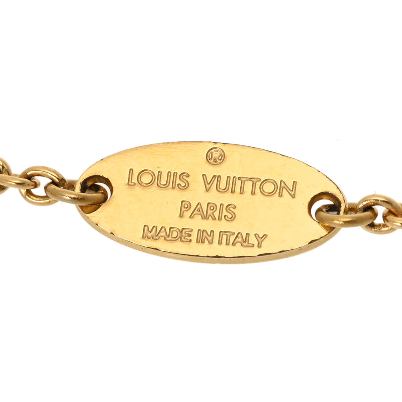 LOUIS VUITTON ルイヴィトン エセンシャル V M61083 レディース GP ネックレス ABランク 中古 銀蔵