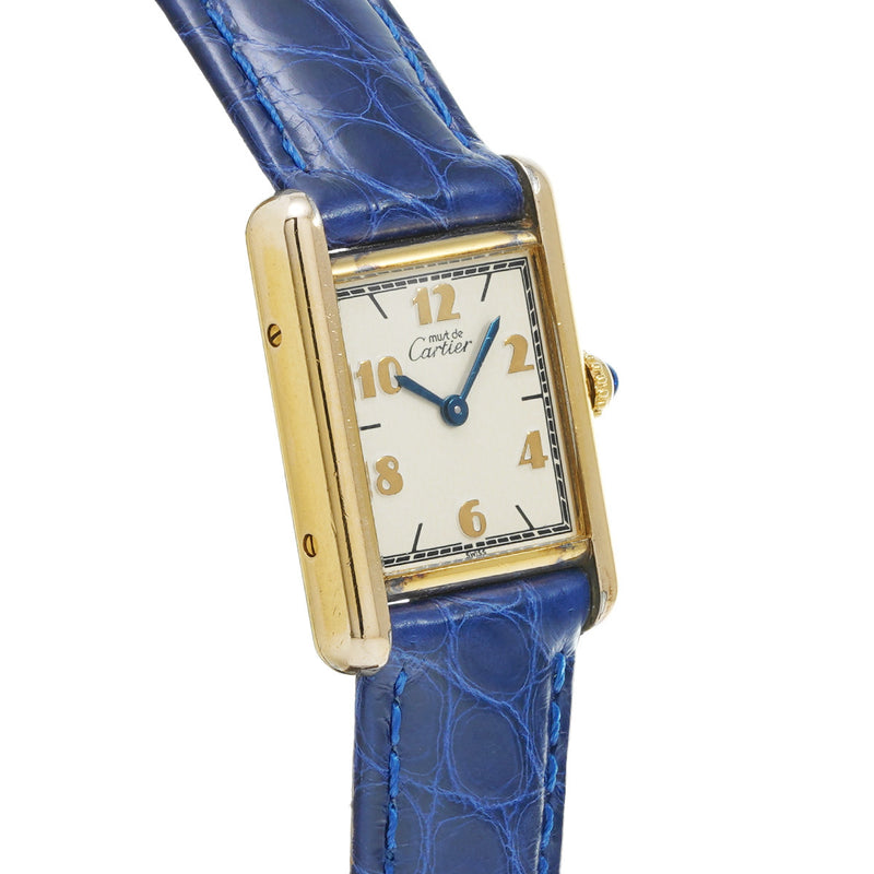 CARTIER カルティエ マストタンク W1008354 レディース 腕時計 クォーツ Aランク 中古 銀蔵