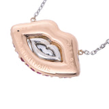 KAZUMI IMAGE カズミ イマージュ ダイヤ0.68ct ルビー0.37ct レディース K18ホワイトゴールド ネックレス Aランク 中古 銀蔵