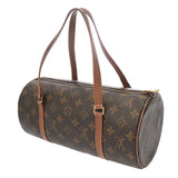 LOUIS VUITTON ルイヴィトン モノグラム パピヨン GM 旧型 ブラウン M51365 レディース モノグラムキャンバス ハンドバッグ Cランク 中古 銀蔵