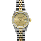 ロレックス デイトジャスト 79173 P番(2000年頃製造) シャンパン レディース 腕時計 自動巻き 中古 銀蔵