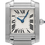 CARTIER カルティエ タンクフランセーズ SM W51008Q3 レディース 腕時計 クォーツ Aランク 中古 銀蔵