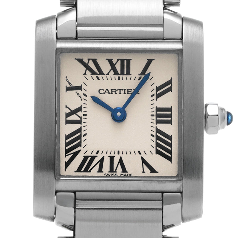 CARTIER カルティエ タンクフランセーズ SM W51008Q3 レディース 腕時計 クォーツ Aランク 中古 銀蔵