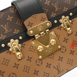 LOUIS VUITTON ルイヴィトン モノグラムリバース トランククラッチ 2WAY キャメル/ブラウン M43596 レディース モノグラムキャンバス ショルダーバッグ Aランク 中古 銀蔵