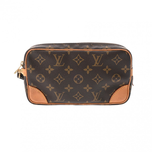 LOUIS VUITTON ルイヴィトン モノグラム マルリードラゴンヌ PM ブラウン M51827 メンズ モノグラムキャンバス セカンドバッグ Bランク 中古 銀蔵