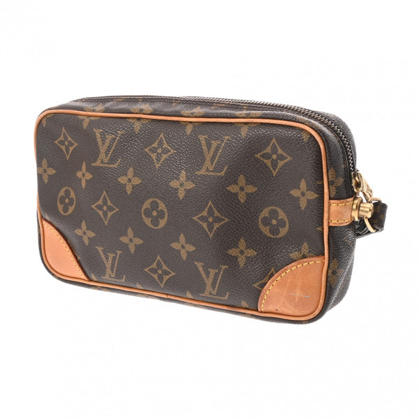 LOUIS VUITTON ルイヴィトン モノグラム マルリードラゴンヌ PM ブラウン M51827 メンズ モノグラムキャンバス セカンドバッグ Bランク 中古 銀蔵