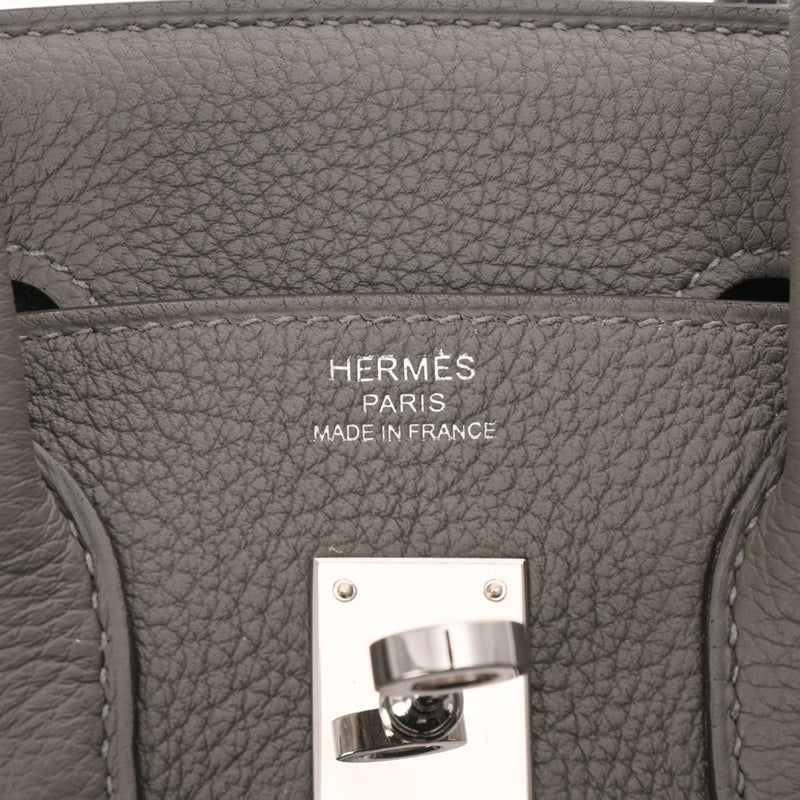 HERMES エルメス バーキン 25 グリメイヤー U刻印(2022年頃) レディース トゴ ハンドバッグ Aランク 中古 銀蔵