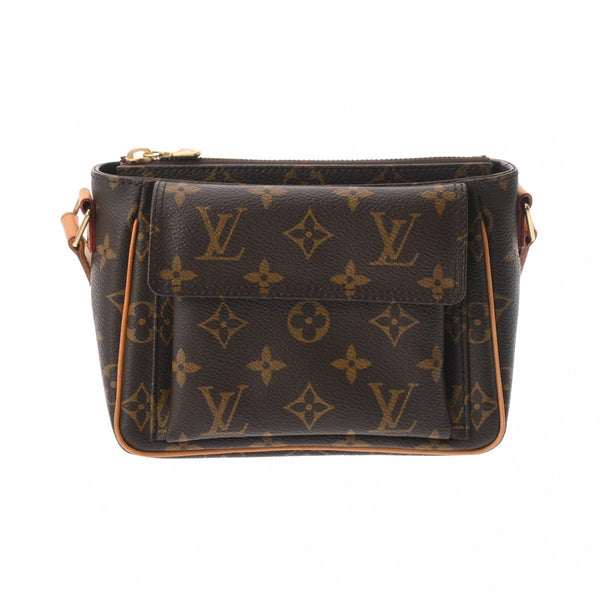 LOUIS VUITTON ルイヴィトン モノグラム ヴィバシテ PM ブラウン M51165 レディース モノグラムキャンバス ショルダーバッグ ABランク 中古 銀蔵