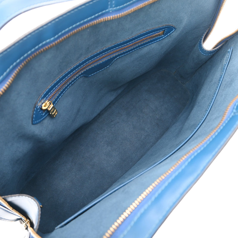 LOUIS VUITTON ルイヴィトン エピ リュサック トレドブルー M52285 レディース エピレザー ショルダーバッグ Bランク 中古 銀蔵