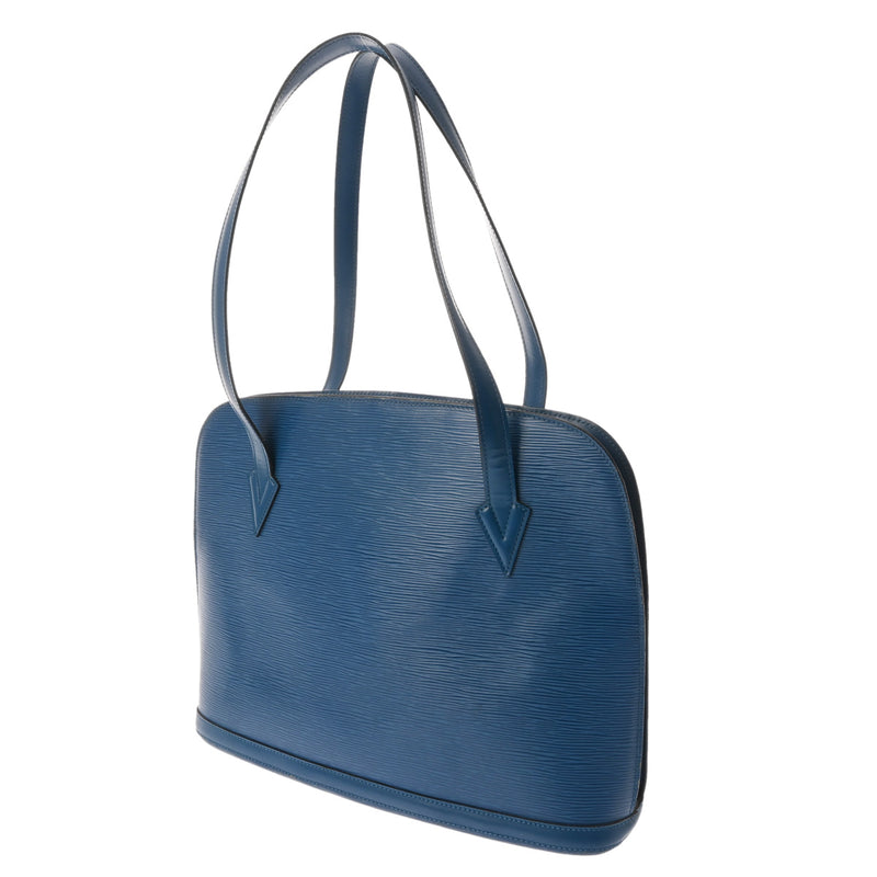 LOUIS VUITTON ルイヴィトン エピ リュサック トレドブルー M52285 レディース エピレザー ショルダーバッグ Bランク 中古 銀蔵