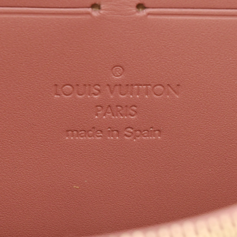 LOUIS VUITTON ルイヴィトン ヴェルニ イカットフラワー ジッピーウォレット ローズヴェルール M90020 レディース モノグラムヴェルニ 長財布 ABランク 中古 銀蔵