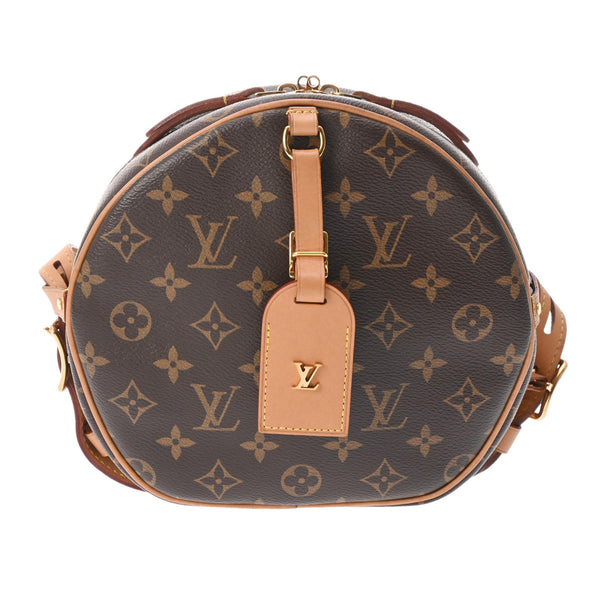 LOUIS VUITTON ルイヴィトン モノグラム ボワットシャポースープル MM ブラウン M45647 レディース モノグラムキャンバス ショルダーバッグ ABランク 中古 銀蔵