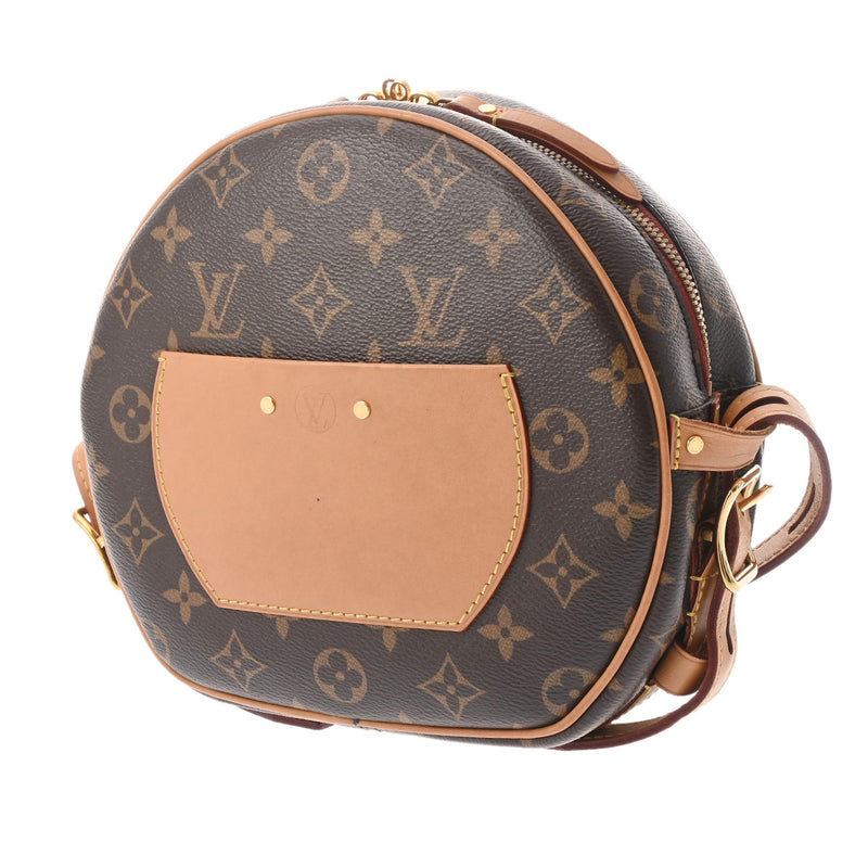 LOUIS VUITTON ルイヴィトン モノグラム ボワットシャポースープル MM ブラウン M45647 レディース モノグラムキャンバス ショルダーバッグ ABランク 中古 銀蔵