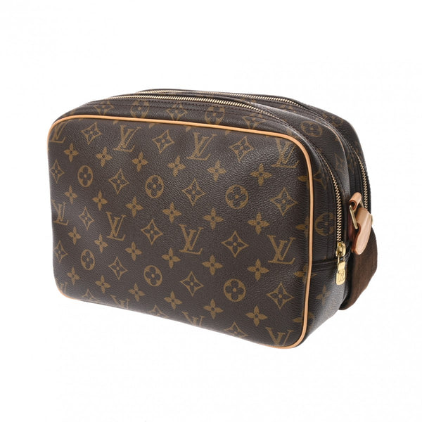 LOUIS VUITTON ルイヴィトン モノグラム リポーター PM ブラウン M45254 ユニセックス モノグラムキャンバス ショルダーバッグ ABランク 中古 銀蔵