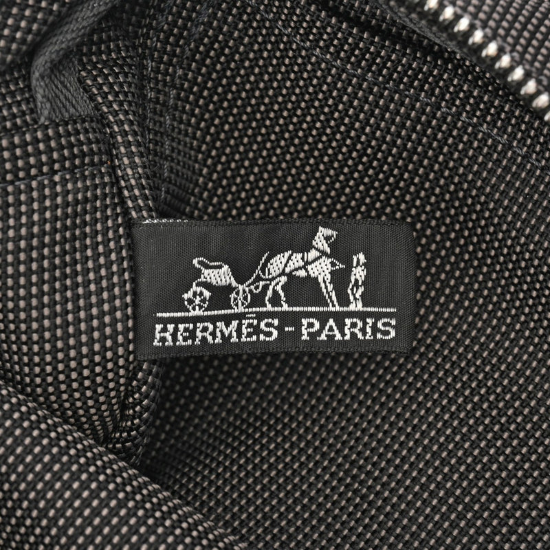 HERMES エルメス エールライン PM 旧型 グレー レディース キャンバス トートバッグ Aランク 中古 銀蔵