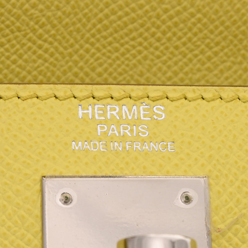 HERMES エルメス ケリー 32 外縫い 2WAY スフレ □Q刻印(2013年頃) レディース ヴォーエプソン ハンドバッグ Aランク 中古 銀蔵