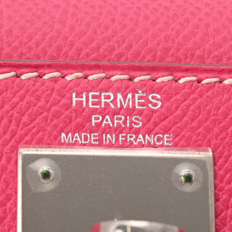 HERMES エルメス ケリー 28 外縫い 2WAY ローズティリアン □Q刻印(2013年頃) レディース ヴォーエプソン ハンドバッグ Aランク 中古 銀蔵