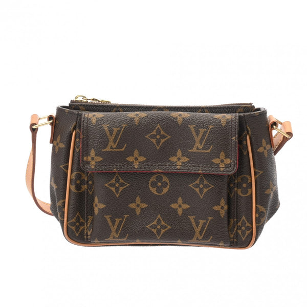 LOUIS VUITTON ルイヴィトン モノグラム ヴィバシテ PM ブラウン M51165 レディース モノグラムキャンバス ショルダーバッグ Bランク 中古 銀蔵