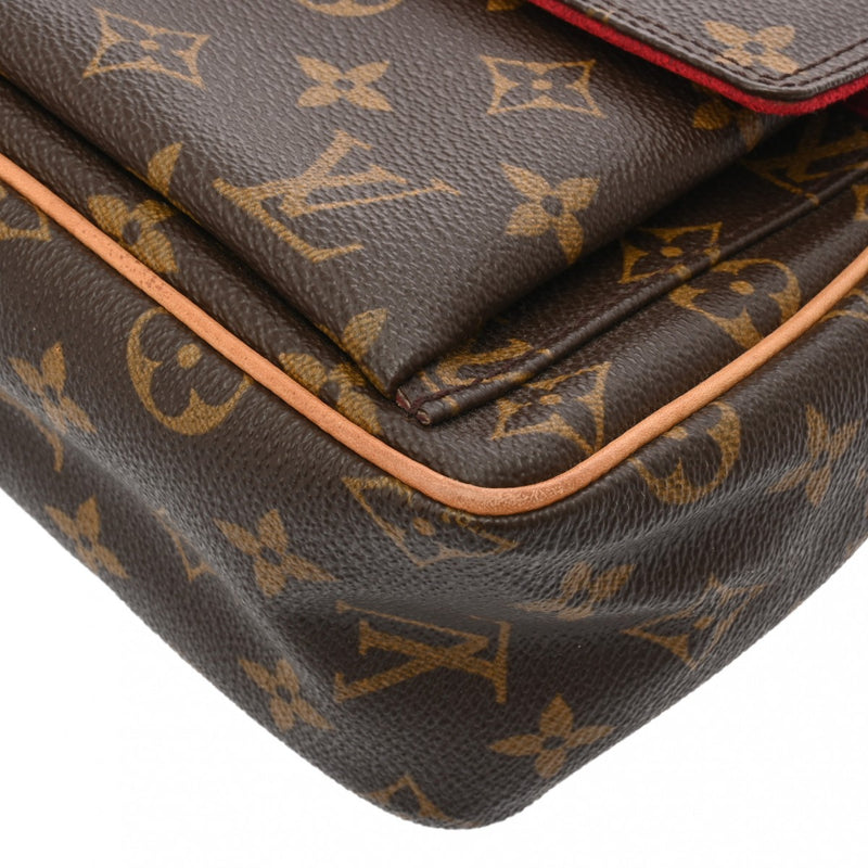 LOUIS VUITTON ルイヴィトン モノグラム ヴィバシテ PM ブラウン M51165 レディース モノグラムキャンバス ショルダーバッグ Bランク 中古 銀蔵