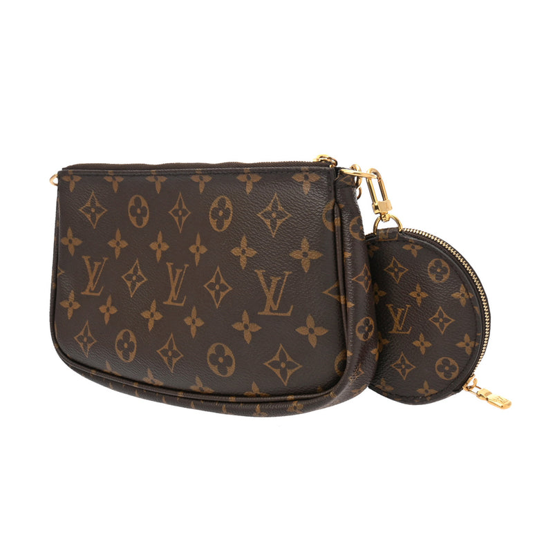 LOUIS VUITTON ルイヴィトン モノグラム ミュルティ ポシェットアクセソワール ローズクレール M44840 レディース モノグラムキャンバス ショルダーバッグ ABランク 中古 銀蔵