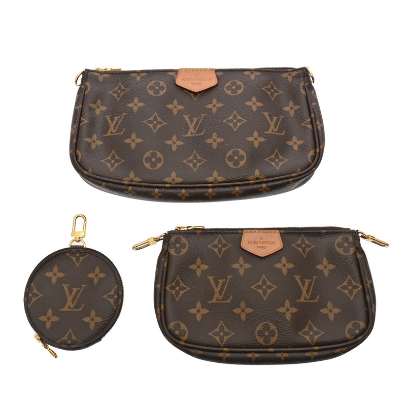 LOUIS VUITTON ルイヴィトン モノグラム ミュルティ ポシェットアクセソワール ローズクレール M44840 レディース モノグラムキャンバス ショルダーバッグ ABランク 中古 銀蔵