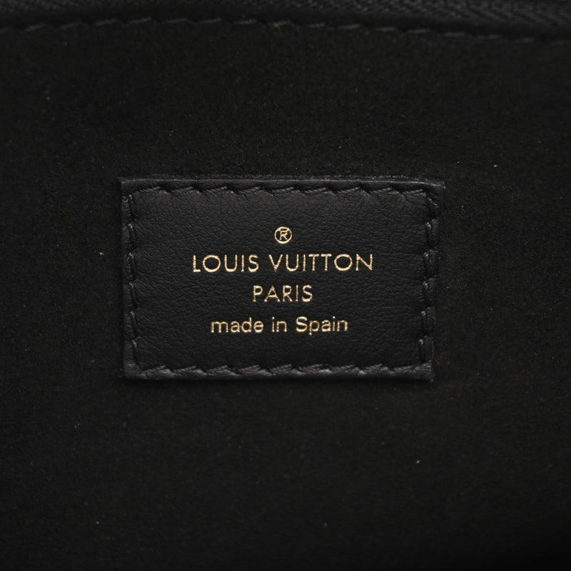 LOUIS VUITTON ルイヴィトン モノグラム オンマイサイド PM 2WAY ノワール M57728 レディース モノグラムキャンバス カーフ ハンドバッグ Aランク 中古 銀蔵