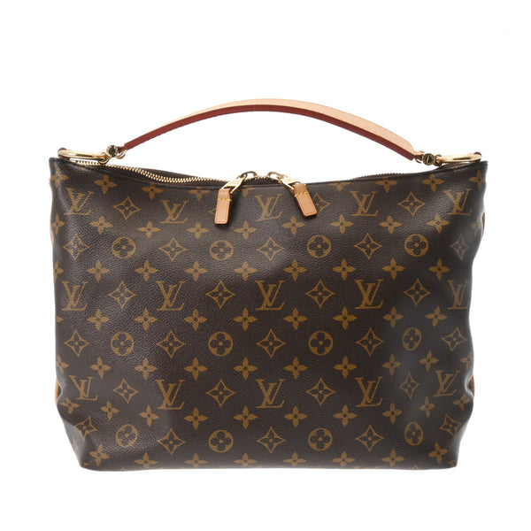 LOUIS VUITTON ルイヴィトン モノグラム シュリ PM ブラウン M40586 レディース モノグラムキャンバス ショルダーバッグ ABランク 中古 銀蔵