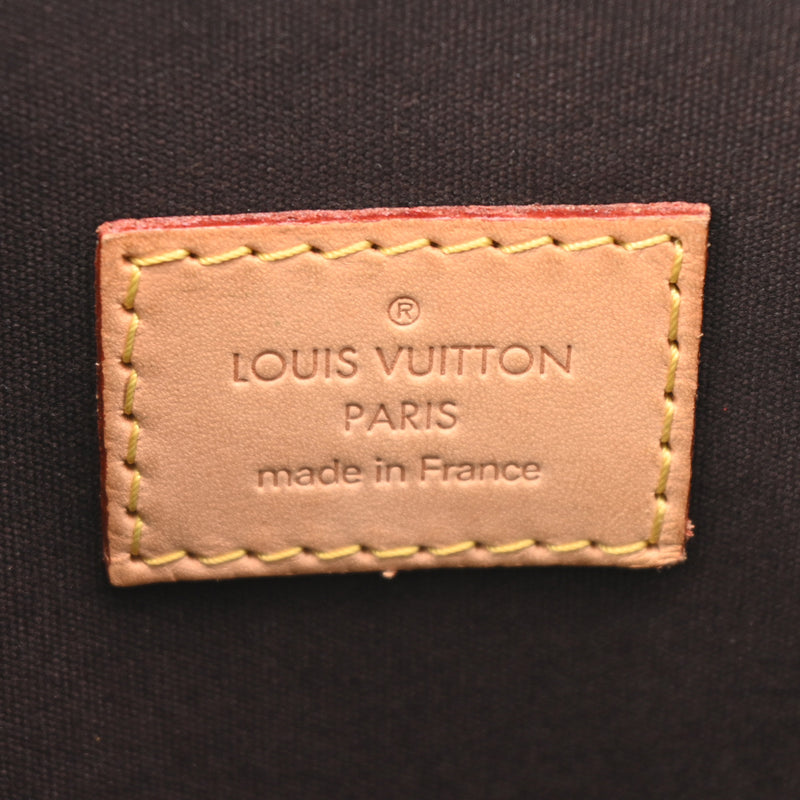 LOUIS VUITTON ルイヴィトン ヴェルニ アルマ GM アマラント M93595 レディース モノグラムヴェルニ ハンドバッグ Bランク 中古 銀蔵