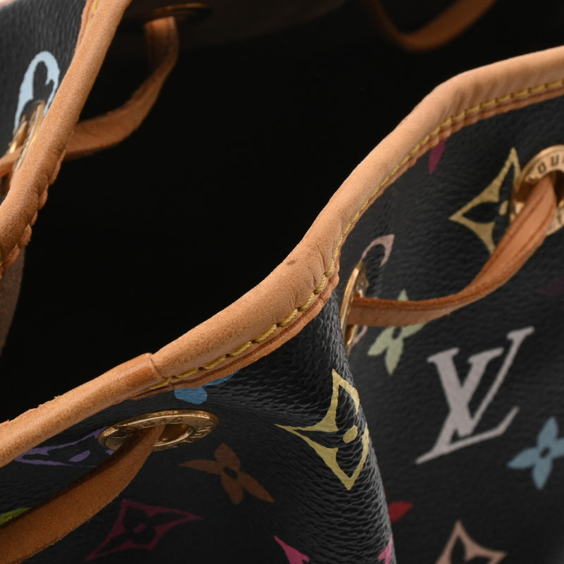 LOUIS VUITTON ルイヴィトン マルチカラー プチノエ ノワール M42230 レディース モノグラムマルチカラー ショルダーバッグ Bランク 中古 銀蔵