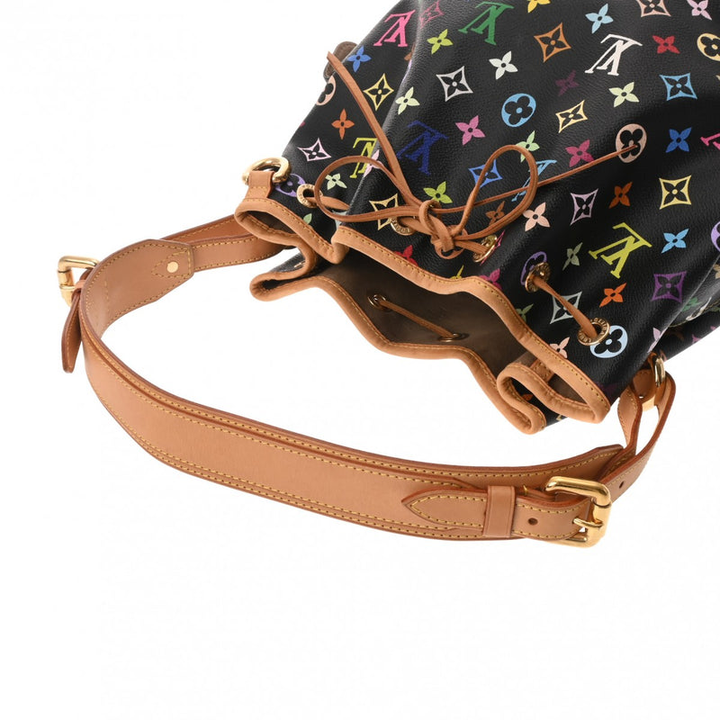 LOUIS VUITTON ルイヴィトン マルチカラー プチノエ ノワール M42230 レディース モノグラムマルチカラー ショルダーバッグ Bランク 中古 銀蔵