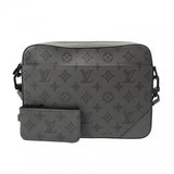 LOUIS VUITTON ルイヴィトン モノグラムシャドウ デュオメッセンジャー グレー M46104 メンズ レザー ショルダーバッグ Aランク 中古 銀蔵