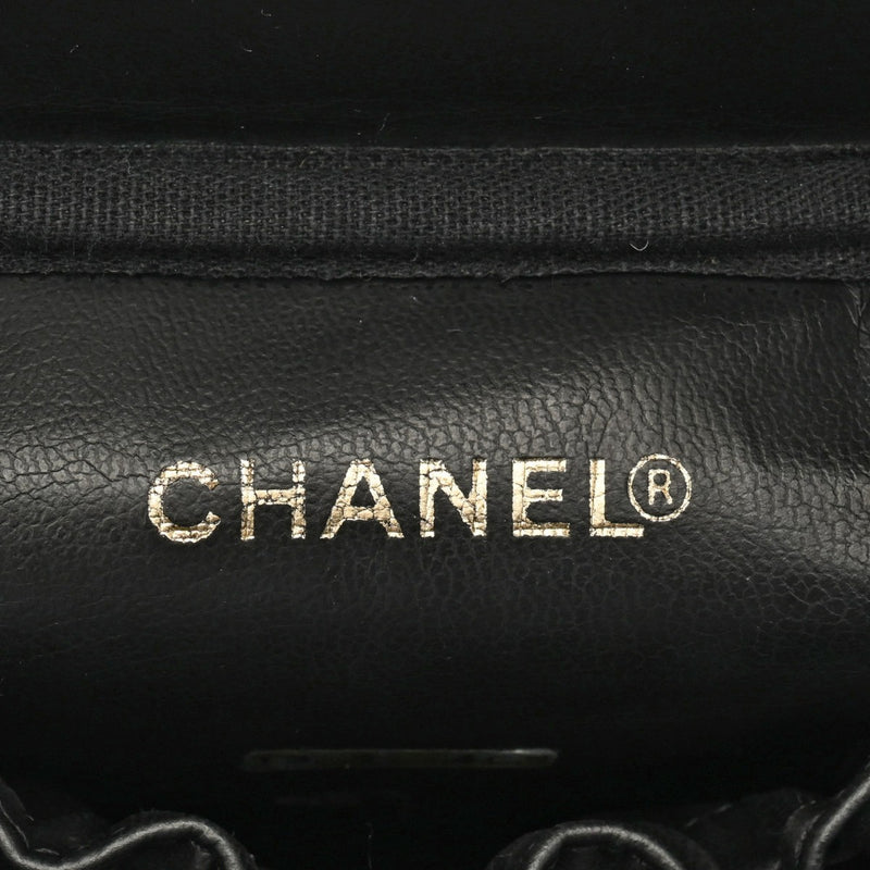 CHANEL シャネル 縦型バニティ ブラック A01998 レディース キャビアスキン ハンドバッグ ABランク 中古 銀蔵