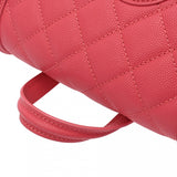 CHANEL シャネル CCフィグリー バックパック ピンク レディース キャビアスキン リュック・デイパック Aランク 中古 銀蔵