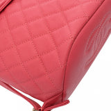 CHANEL シャネル CCフィグリー バックパック ピンク レディース キャビアスキン リュック・デイパック Aランク 中古 銀蔵