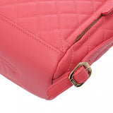 CHANEL シャネル CCフィグリー バックパック ピンク レディース キャビアスキン リュック・デイパック Aランク 中古 銀蔵