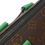 LOUIS VUITTON ルイヴィトン マカサー キーポルバンドリエール 25 グリーン M46249 メンズ モノグラムキャンバス ハンドバッグ Aランク 中古 銀蔵