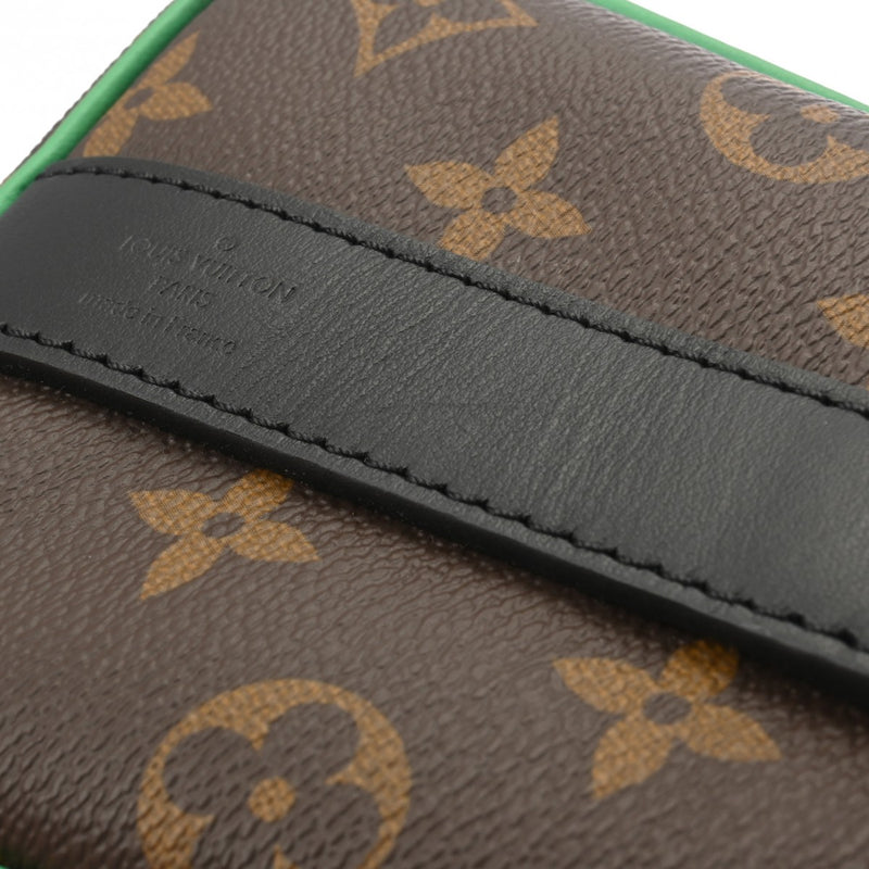 ルイヴィトン マカサー キーポルバンドリエール 25 グリーン メンズ